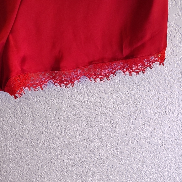 Victoria's Secret 2 Piece Red Lace Sleepwear Set B3 P - Picture 5 of 15